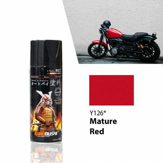 Samurai Paint Yamaha Colour Y126 Mature Red 400ML