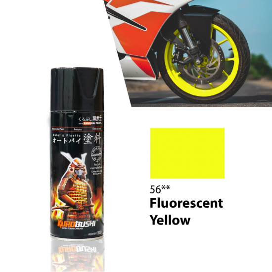 Samurai Paint Fluorescent Colour 56 Fluorescent Yellow 400ML