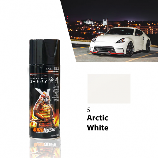 Samurai Paint Standard Colour 5 Arctic White 400ML