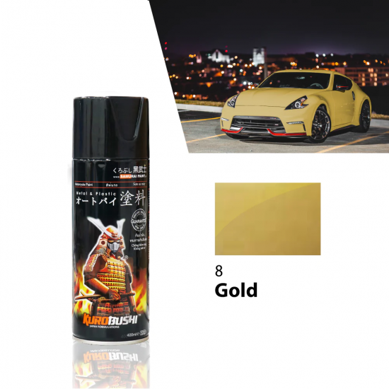 Samurai Paint Standard Colour 8 Gold 400ML