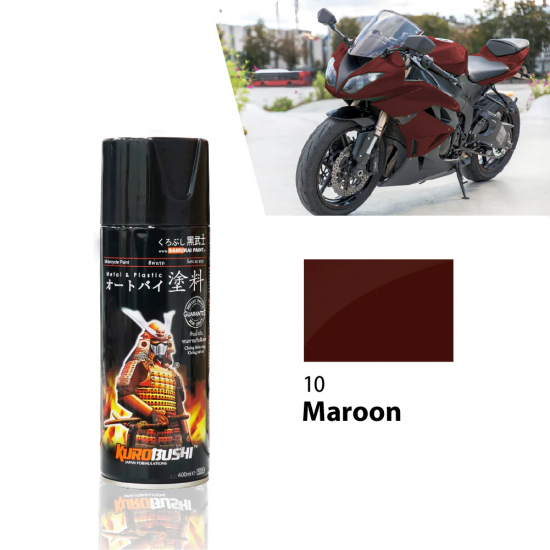 Samurai Paint Standard Colour 10 Maroon 400ML