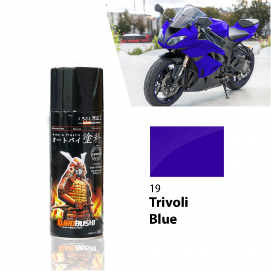Samurai Paint Standard Colour 19 Trivoli Blue 400ML