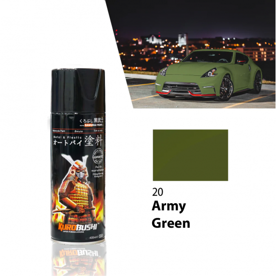 Samurai Paint Standard Colour 20 Army Green400ML