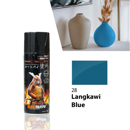 Samurai Paint Standard Colour 28 Langkawi Blue 400ML