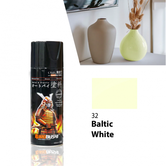 Samurai Paint Standard Colour 32 Baltic White 400ML