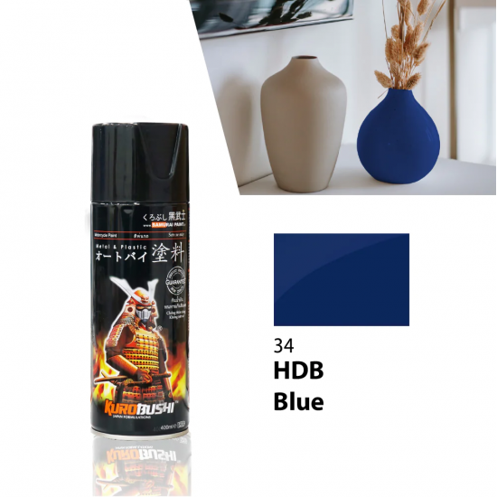 Samurai Paint Standard Colour 34 HDB Blue 400ML