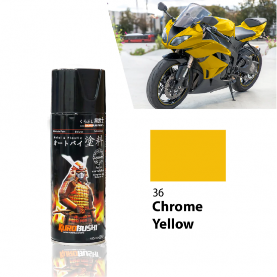 Samurai Paint Standard Colour 36 Chrome Yellow 400ML