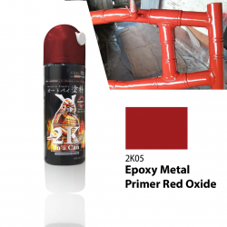 Samurai Paint 2K Coat 2K05 Epoxy Metal Primer Red Oxide 400ML