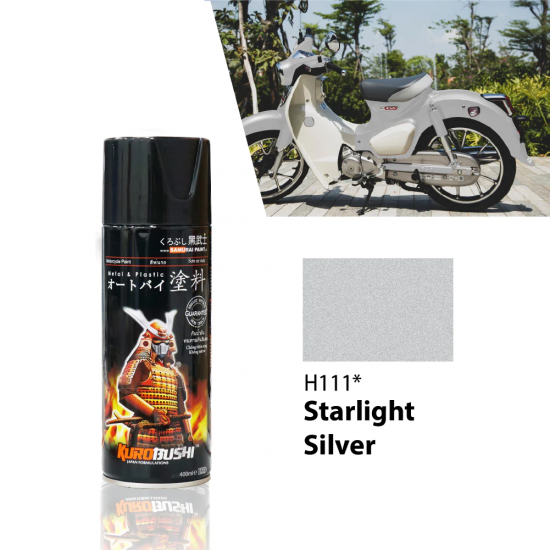 Samurai Paint Honda Colour H111 Starlight Silver 400ML