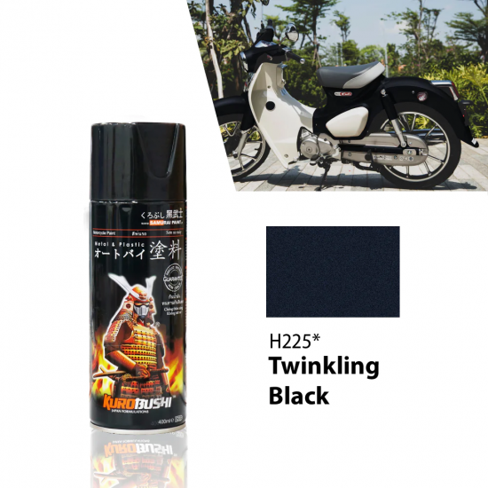 Samurai Paint Honda Colour H225 Twingkling Black 400ML