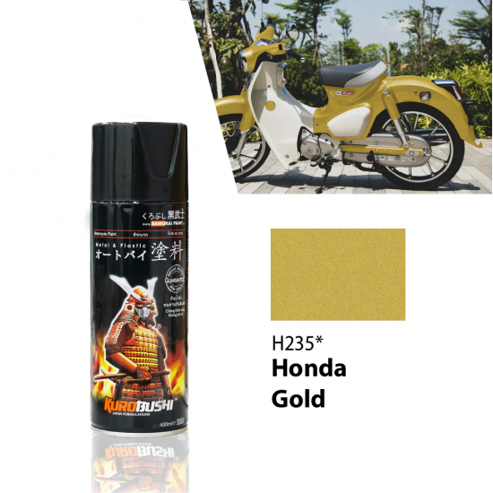 Samurai Paint Honda Colour H235 Honda Gold 400ML