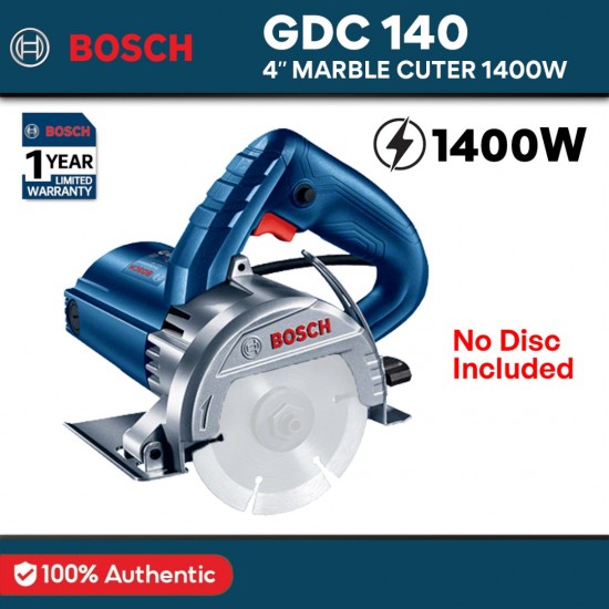 Bosch GDC 140 4'' Marble Cutter 1400W (06013A40L0) Bosch GDC 140 4'' Marble Cutter 1400W (06013A40L0)