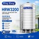 King Kong HRW3200 Vertical Round Bottom With Stand Stainless Steel Water Tank 32000L/7100G King Kong HRW3200 Vertical Round Bottom With Stand Stainless Steel Water Tank 32000L/7100G