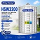 King Kong HSW3200 Vertical Round Bottom With Stand Stainless Steel Water Tank 32000L/7100G King Kong HSW3200 Vertical Round Bottom With Stand Stainless Steel Water Tank 32000L/7100G