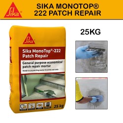 Sika MonoTop®-222 Patch Repair General Purpose Shrinkage Compensated Patch Repair Mortar 25KG