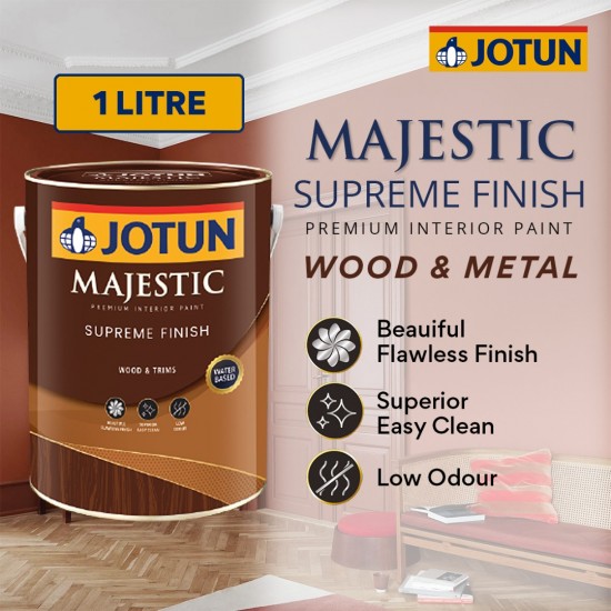 Jotun Majestic Supreme Finish Gloss Premium Interior Paint For Wood & Metal 1L