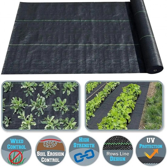 Home Store Weedmat Landscape Fabric Durable Outdoor Gardening Weed Control Mat Garden Ground Cover 100gsm Home Store Weedmat Landscape Fabric Durable Outdoor Gardening Weed Control Mat Garden Ground Cover 100gsm