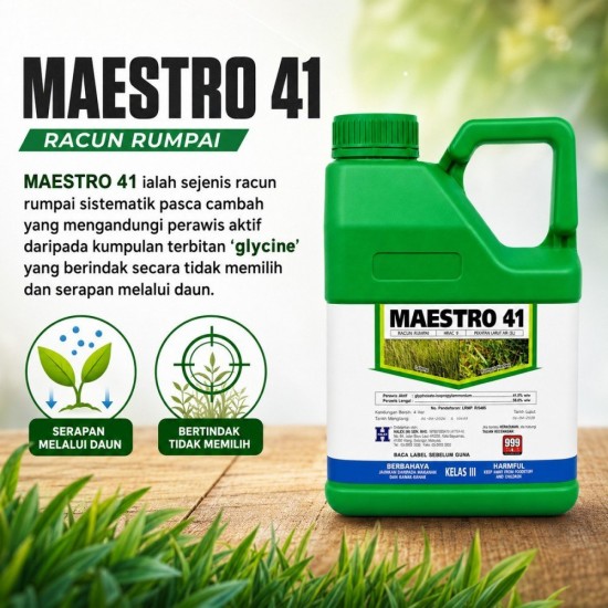 4L Maestro 41 Racun Rumput (Kelas III) 4L Maestro 41 Racun Rumput (Kelas III)