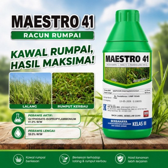 1L Maestro 41 Racun Rumput (Kelas III) 1L Maestro 41 Racun Rumput (Kelas III)