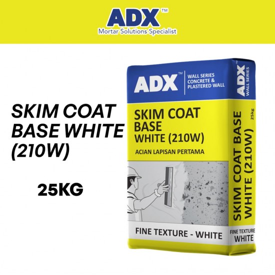 ADX 210W Skim Coat Base White 25KG