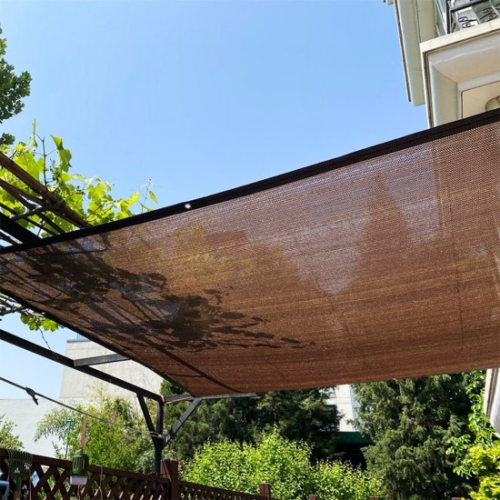 [3M x 6M ~ 4M x 6M] Home Store Anti-UV Protection Sun Shade Sail Netting Outdoor Garden Net Shading Rate 80%