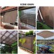 [3M x 6M ~ 4M x 6M] Home Store Anti-UV Protection Sun Shade Sail Netting Outdoor Garden Net Shading Rate 80%