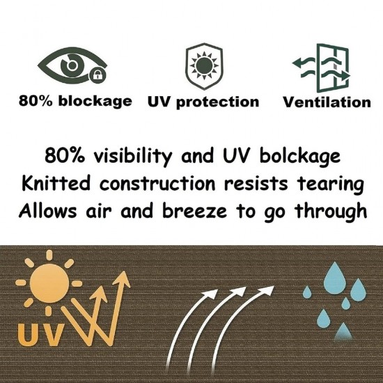[3M x 6M ~ 4M x 6M] Home Store Anti-UV Protection Sun Shade Sail Netting Outdoor Garden Net Shading Rate 80%