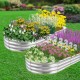 Home Store Type 4 Galvanized Raised Garden Bed 2400MM (L) x 900MM (W) x 290MM (H) - Oblong