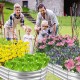 Home Store Type 4 Galvanized Raised Garden Bed 2400MM (L) x 900MM (W) x 290MM (H) - Oblong