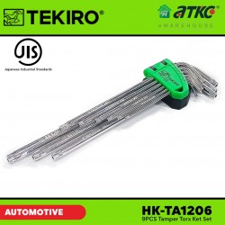Tekiro HK-TA1206 9PCS Tamper Torx Key Set Mirror Finishing