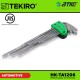 Tekiro HK-TA1206 9PCS Tamper Torx Key Set Mirror Finishing Tekiro HK-TA1206 9PCS Tamper Torx Key Set Mirror Finishing
