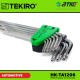Tekiro HK-TA1206 9PCS Tamper Torx Key Set Mirror Finishing Tekiro HK-TA1206 9PCS Tamper Torx Key Set Mirror Finishing