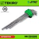 Tekiro HK-TO1205 9PCS Torx Key Set Mirror Finishing Tekiro HK-TO1205 9PCS Torx Key Set Mirror Finishing