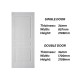 Frontiera SBD-MD-003 3P Baltic Moulded Door Series Single Door/ Double Equal Door (With Primer Coating Only)