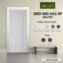 Frontiera SBD-MD-003 3P Baltic Moulded Door Series Single Door/ Double Equal Door (With Color)