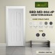 Frontiera SBD-MD-004 4P Mediterranean Moulded Door Series Single Door/ Double Equal Door (With Primer Coating Only)
