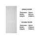 Frontiera SBD-MD-007 6P Pacific Moulded Door Series Single Door/ Double Equal Door (With Color) Frontiera SBD-MD-007 6P Pacific Moulded Door Series Single Door/ Double Equal Door (With Color)