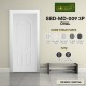 Frontiera SBD-MD-009 3P Oval Moulded Door Series Single Door/ Double Equal Door (With Primer Coating Only)