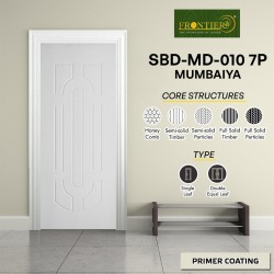 Frontiera SBD-MD-010 7P Mumbaiya Moulded Door Series Single Door/ Double Equal Door (With Primer Coating Only)
