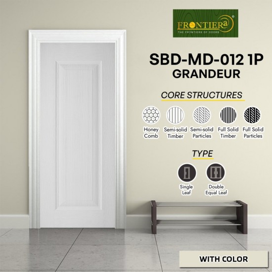 Frontiera SBD-MD-012 1P Grandeur Moulded Door Series Single Door/ Double Equal Door (With Color)