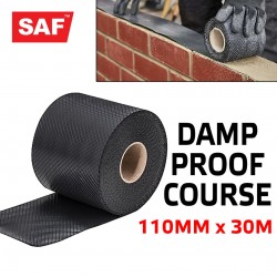 SAF Damp Proof Course Membrane 4'' 110MM (W) x 30M (L)