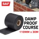 SAF Damp Proof Course Membrane 4'' 110MM (W) x 30M (L) SAF Damp Proof Course Membrane 4'' 110MM (W) x 30M (L)