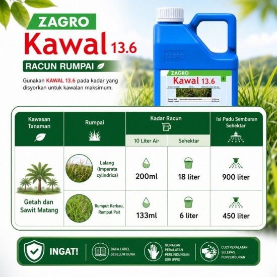4L Kawal 13.6 Racun Rumput (Kelas IV) 4L Kawal 13.6 Racun Rumput (Kelas IV)