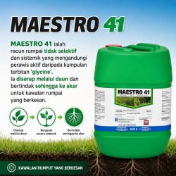 20L Maestro 41 Racun Rumput (Kelas III) 20L Maestro 41 Racun Rumput (Kelas III)