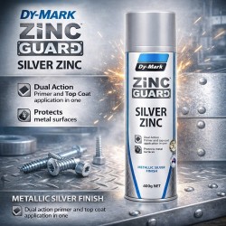 Dy-Mark Zinc Guard Silver Zinc 400G - Metallic Silver Finish