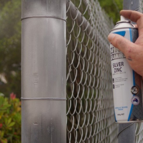 Dy-Mark Zinc Guard Silver Zinc 400G - Metallic Silver Finish Dy-Mark Zinc Guard Silver Zinc 400G - Metallic Silver Finish