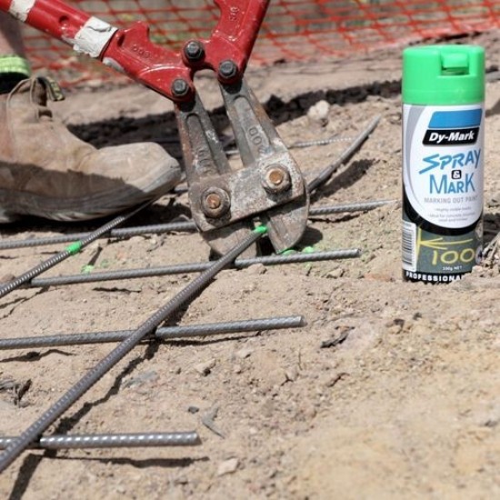 Dy-Mark Spray & Mark Premium Marking Out Paint Inverted Spray 350G (1PC) Dy-Mark Spray & Mark Premium Marking Out Paint Inverted Spray 350G (1PC)