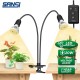 Sansi 10W Adjustable 2-Head Clip-On Light Holder + 2x 10W LED Grow Light