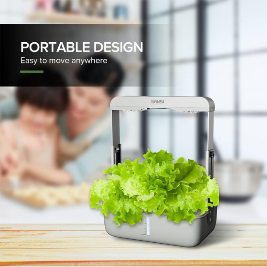 Sansi 20W Hydroponics Growing System Indoor Garden with LED Grow Light Plants