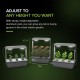 Sansi 20W Hydroponics Growing System Indoor Garden with LED Grow Light Plants